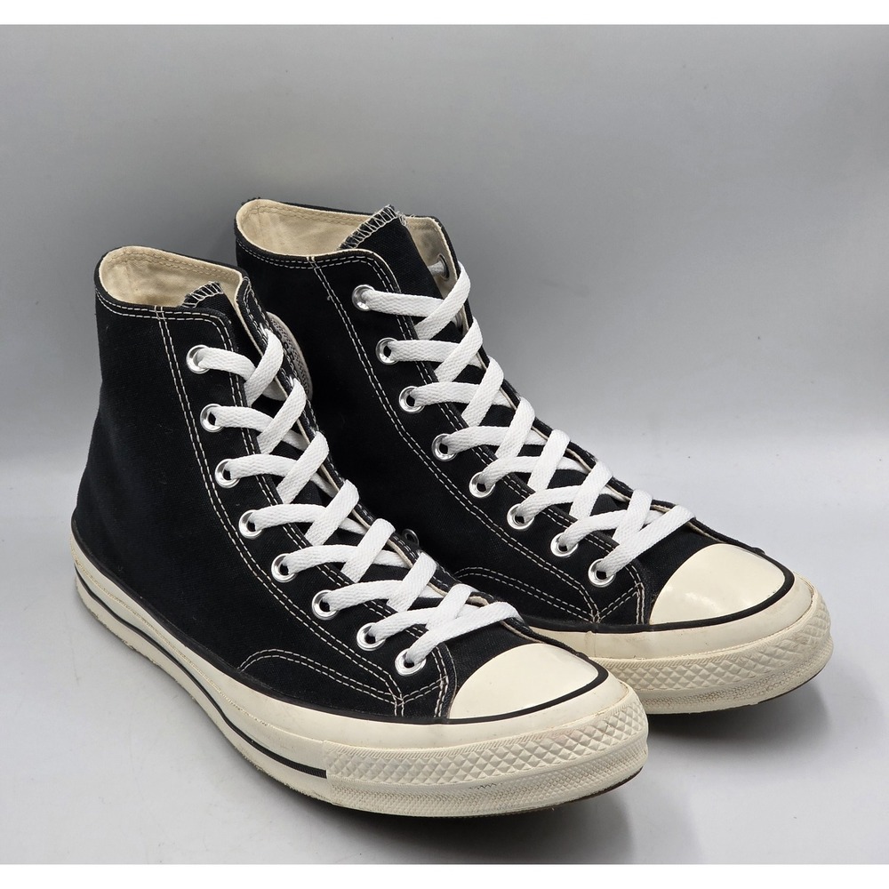 Converse Chuck Taylor All Star 70s Hi Top Black Egret 162050C Men's 10.5